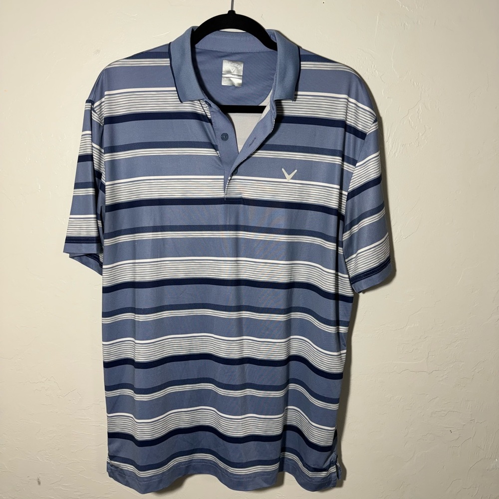 Callaway‎ Opti Dri Polo Golf ⛳ Shirt Men's XL Blue